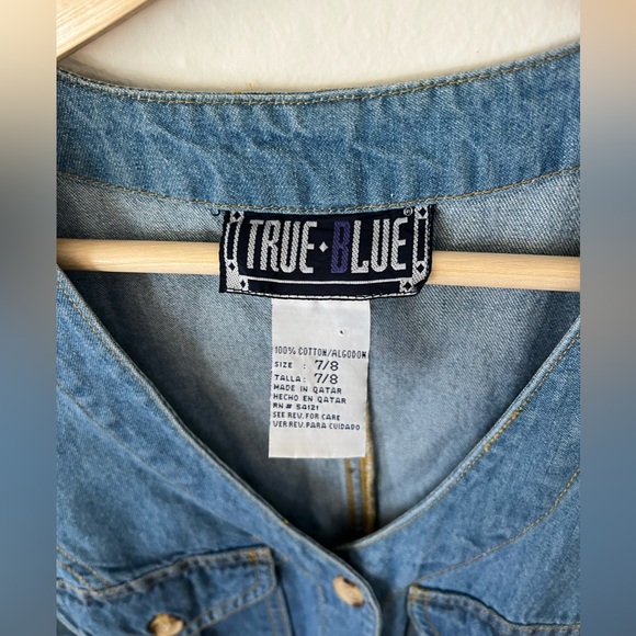 ** SOLD ** Vintage 90’s True Blue long jean dress - Picture 3 of 13
